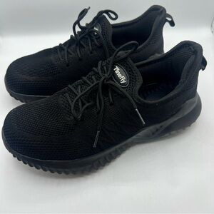 Neff Black Athletic Shoes with Breathable Mesh and Rubber Sole